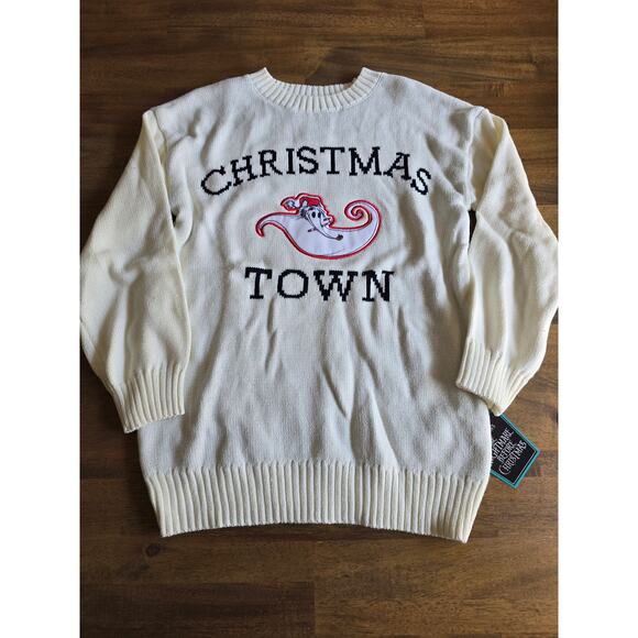 Girls' Disney The Nightmare Before Christmas Sweater - Ivory S - Picture 1 of 7